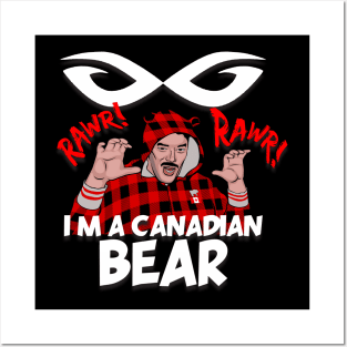 Canadian Bear Shirt Posters and Art